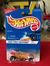 1996 Hot Wheels #369 First Editions 8/12 SIZZLERS White w/Chrome 5 Spoke B545