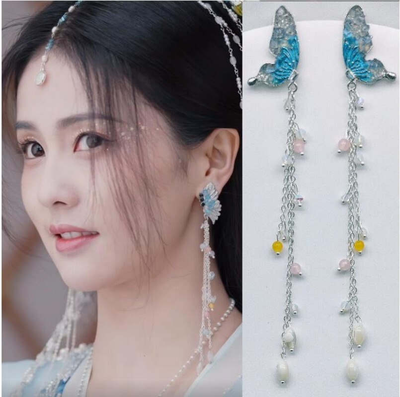 Chinese TV Drama Till The End of The Moon Earrings