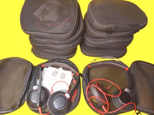   LOT OF 12x POLY BLACKWIRE 5220 C5220 USB-C WIRED STEREO HEADSET w/12 POUCHES  