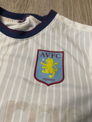 Aston Villa 2009-2010 Away Nike Football Shirt Soccer Jersey Size S #6 DOWNING - Picture 3 of 10