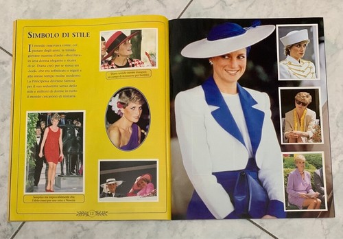 ALBUM PANINI DIANA PRINCIPESSA DEL GALLES, DEL 1997, COMPLETO - NUOVO - EDICOLA. - Foto 11 di 11