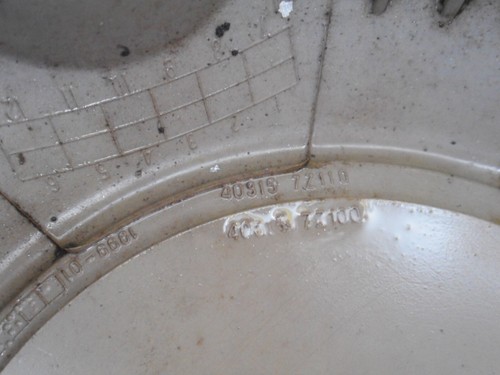 1998-2004 NISSAN FRONTIER XTERRA SILVER WHEEL CENTER CAP OEM 40315-7Z100 - Picture 7 of 15