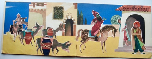 Alibaba and Forty Thieves Pop-Up Book Artia 1st Edition 1959 - Picture 7 of 11