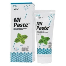 GC MI Paste Fluoride-Free Tooth Creme with Recaldent 40g Tube - MINT