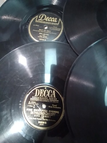 36 78 RPM 10" Records Lot #84: 1910-40s Pop Folk Vocal Jazz Blues Bing Crosby - Picture 2 of 20