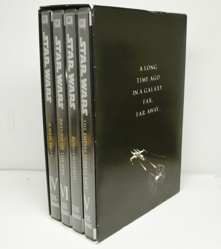 Star Wars Trilogy IV V VI Bonus Materal DVD Box Set 4 Discs Widescreen - Picture 4 of 10