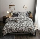 3D Leopardenmuster NAM94416 Bett Kissenbezüge Decke Bettdecke Abdeckung Set Fay