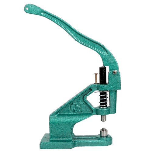 Manual Press Grommet Eyelet Hole Punch Machine +3 Dies +1500Pcs Grommets Set - Picture 9 of 11