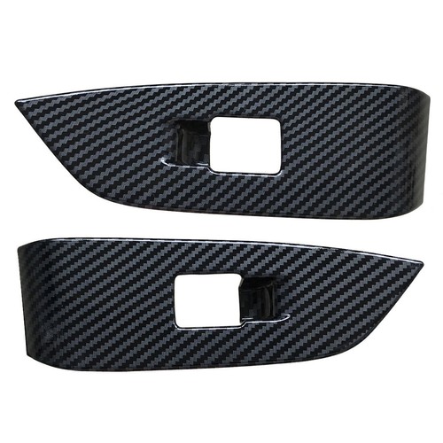 Carbon Fiber Color Door Window Lift Panel Cover Fit for Mazda CX-5 CX5 2017-2023 - Picture 5 of 10