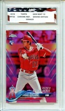 2018 Topps Chrome Update Pink Refractor #32 Shohei Ohtani Rookie AGC 10 Gem Mint
