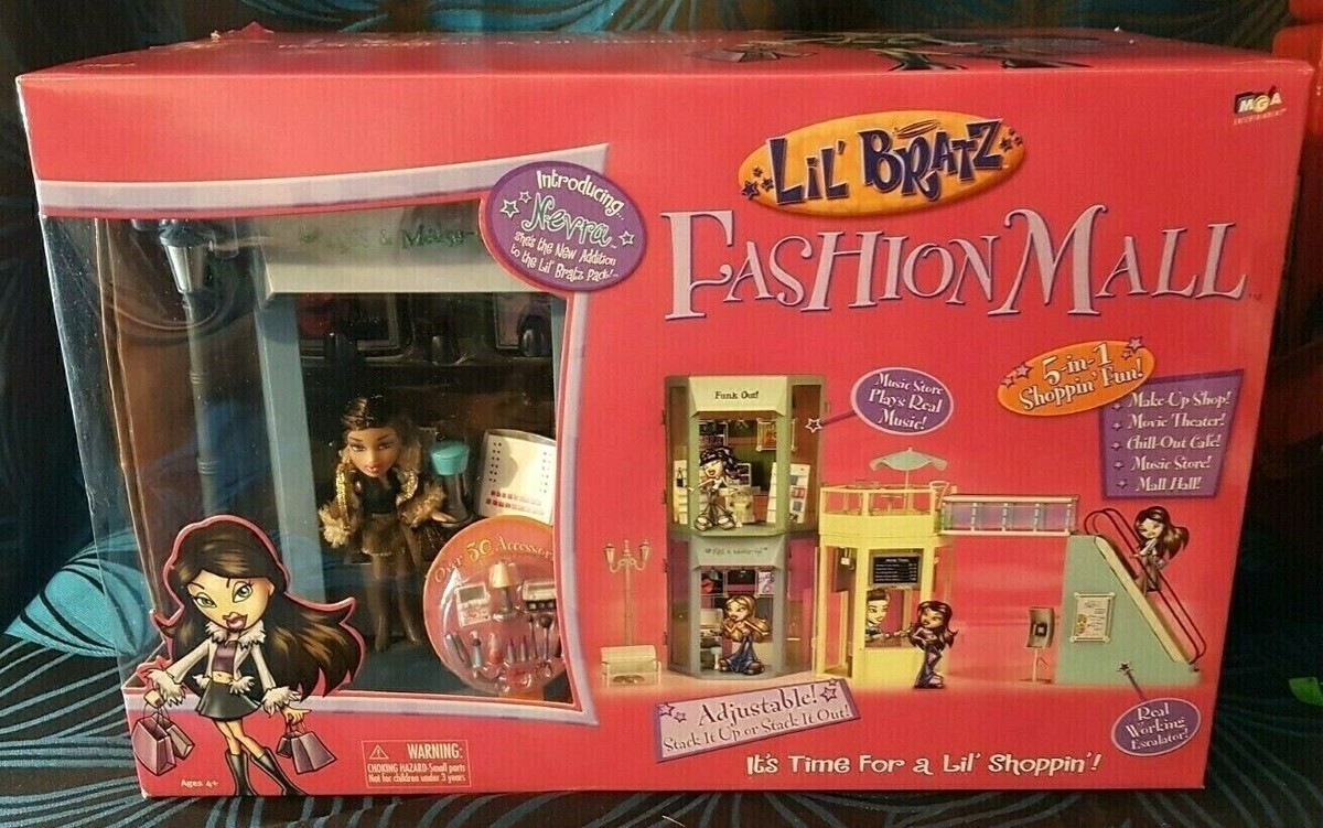 Lil'Bratz リルブラッツ ファッションモール フルコンプリート 2003 Lil Bratz Fashion Mall Playset with Nevra Doll-Box