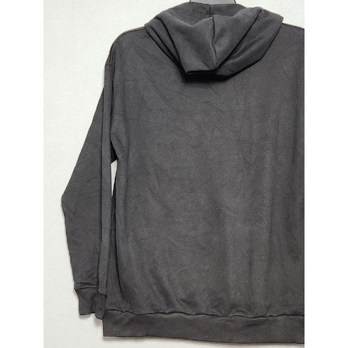 Langarmpullover mit Rundhalsausschnitt und Kapuze Damen Größe M schwarz - Bild 8 von 12