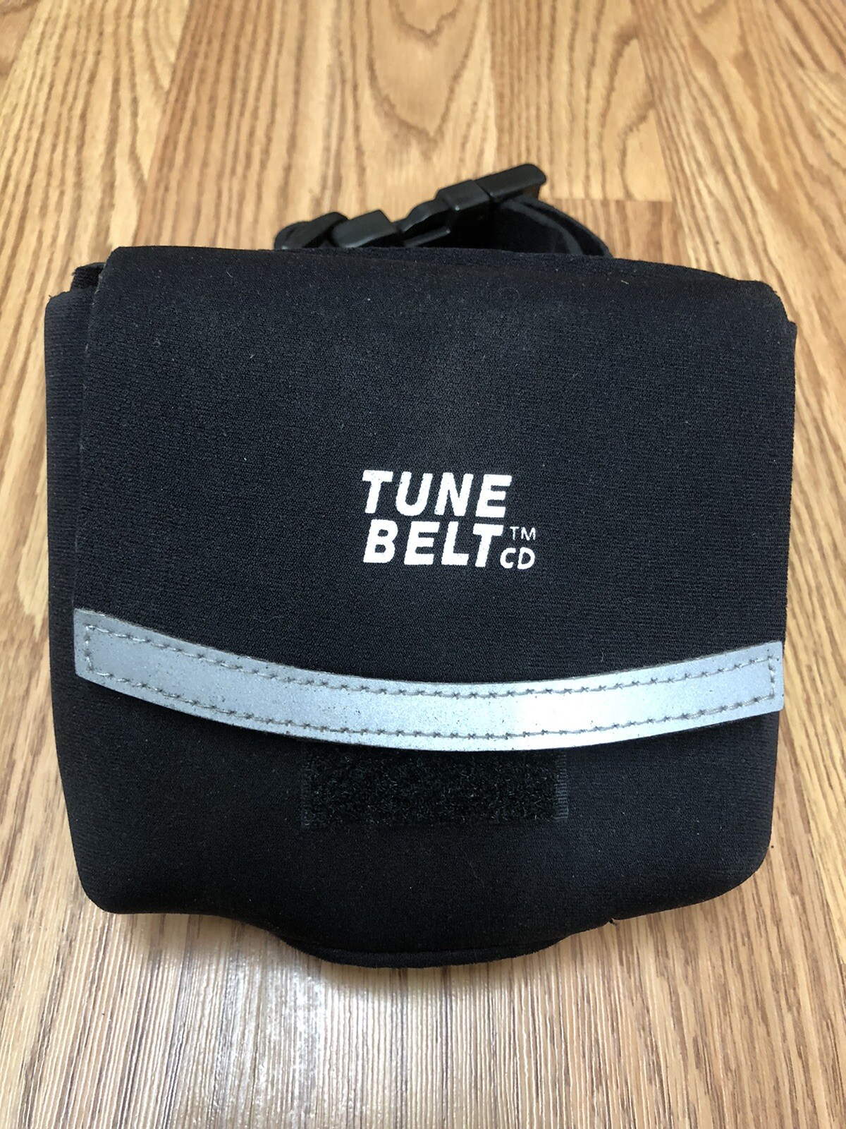 Vintage Black Tune Belt CD Player/Phone Carrier Fanny Pack Neoprene