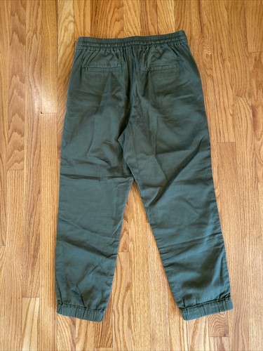 NWT J.CREW Point Sur Seaside jogger  100% Cotton Olive H7729 4 - Picture 4 of 5