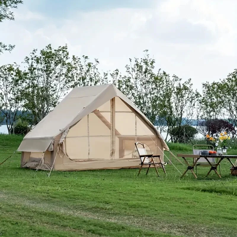 Inflatable Camping Tent 4-6 People Blow-up Air Tent-Beige
Opens in a new window or tab