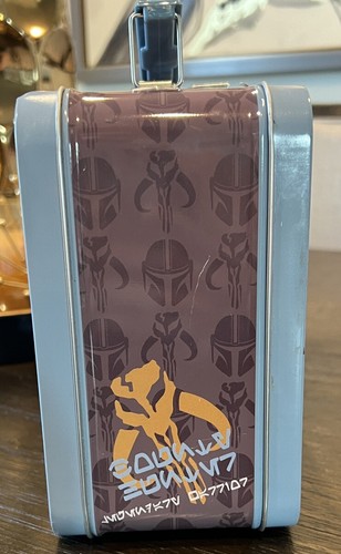 Star Wars The Mandalorian Lunch Box Tin Funko - Disney 8”x7”x4” - Picture 3 of 6
