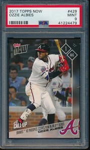 2017-Topps-Now-Ozzie-Albies-RC-429-PSA-9-Mint-Card-Rookie-Atlanta-Braves