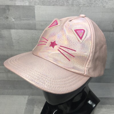 Capelli New York Cap Kinder Mädchen rosa Katze verstellbar 