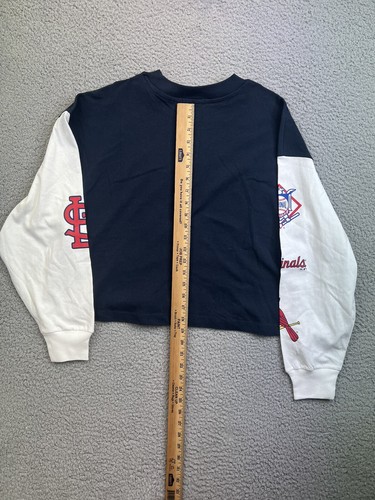 St. Louis Cardinals 47 Marke Damen Crop Langarm Oberteil Shirt Gr. Small - Bild 8 von 9