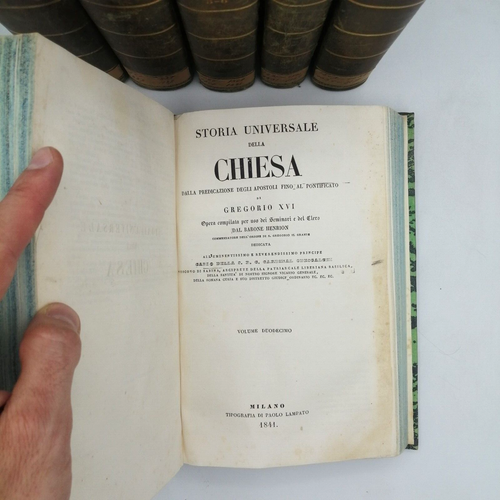 "STORIA UNIVERSALE DELLA CHIESA 12 Tomi in 6 volumi" Henrion 1838-41 COMPLETA - Bild 17 von 18