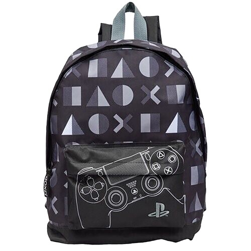 Playstation großer Roxy Rucksack Schultasche schwarz Backpack Kinder Formen - Bild 1 von 4