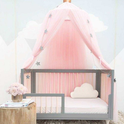 Baby Bedding Dome Tent Cotton Kids Bed Canopy Bedcover Mosquito Net Room Decor. - Picture 4 of 12