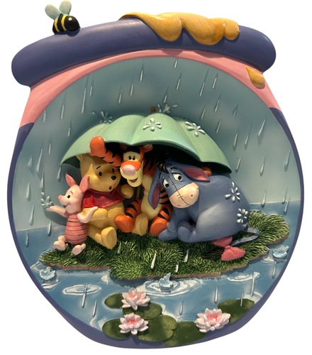 Bradford Exchange Pooh’s Hunnypot Adventures Weather Wall Plate Collectible - Picture 3 of 8