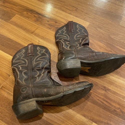 Ariat Herren Braun Leder Western Cowboy Arbeitsstiefel. Größe 9D. Style 10005934. - Bild 6 von 6