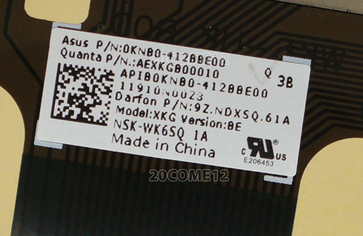 For ASUS VivoBook X510UF X510UN X510UR X510QA S510UF Keyboard BE