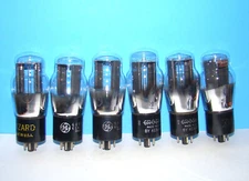 type 5Y3G so-so low test radio audio vacuum 6 tubes valve tested ST shape 5Y3GT