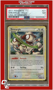 Call of Legends 21 Smeargle Holo PSA 7