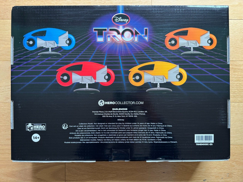 ✅New Sealed✅ Disney TRON Light Cycles 1st Gen 4-Pack Eaglemoss Hero Collector Ed - Picture 2 of 8