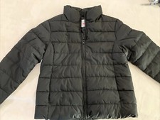 The Childrens Place Girls Puffy Jacket Light Puffer Black Size 7/8