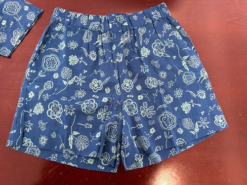 My Little Belleville Shirt Shorts Set Blau Print Baumwolle XL Neu #1383 - Bild 6 von 9