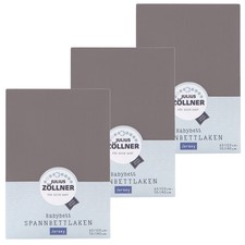 Julius Zöllner Jersey Spanntuch 90x40 cm taupe NEU