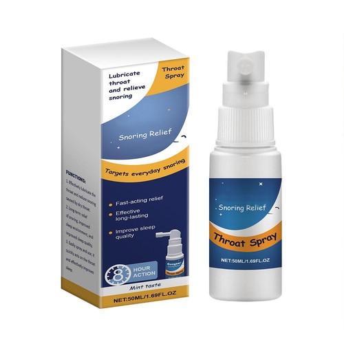 Anti Snoring Nasal Spray Stop Snore Throat Relief Sleeping Easier Better New - Picture 4 of 20