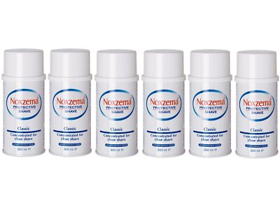 NOXZEMA Classic Rasierschaum 6x 300ml Spender (weiß)