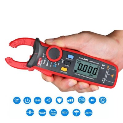 NEW UNI-T UT210E TRUE RMS Digital Clamp Meter AC DC Ammeter Voltmeter Ohmmeter