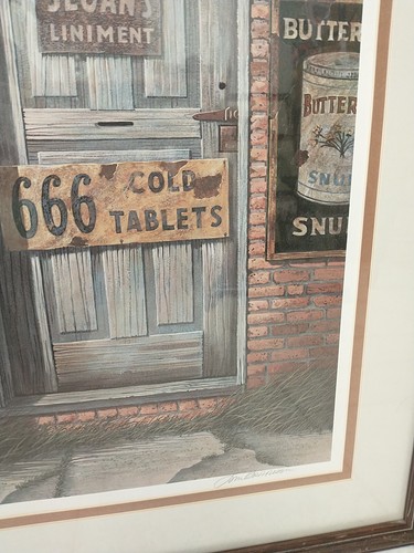 Jim Harrison "666 Cold Tablets" Signed Matted & Framed Art Print 21.5" x 25.5" - Picture 7 of 19
