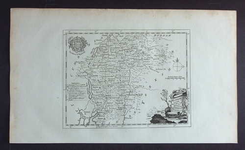 WESTMORELAND, WESTMORLAND, original antique county map, Thomas Kitchin, 1786 - Picture 2 of 5
