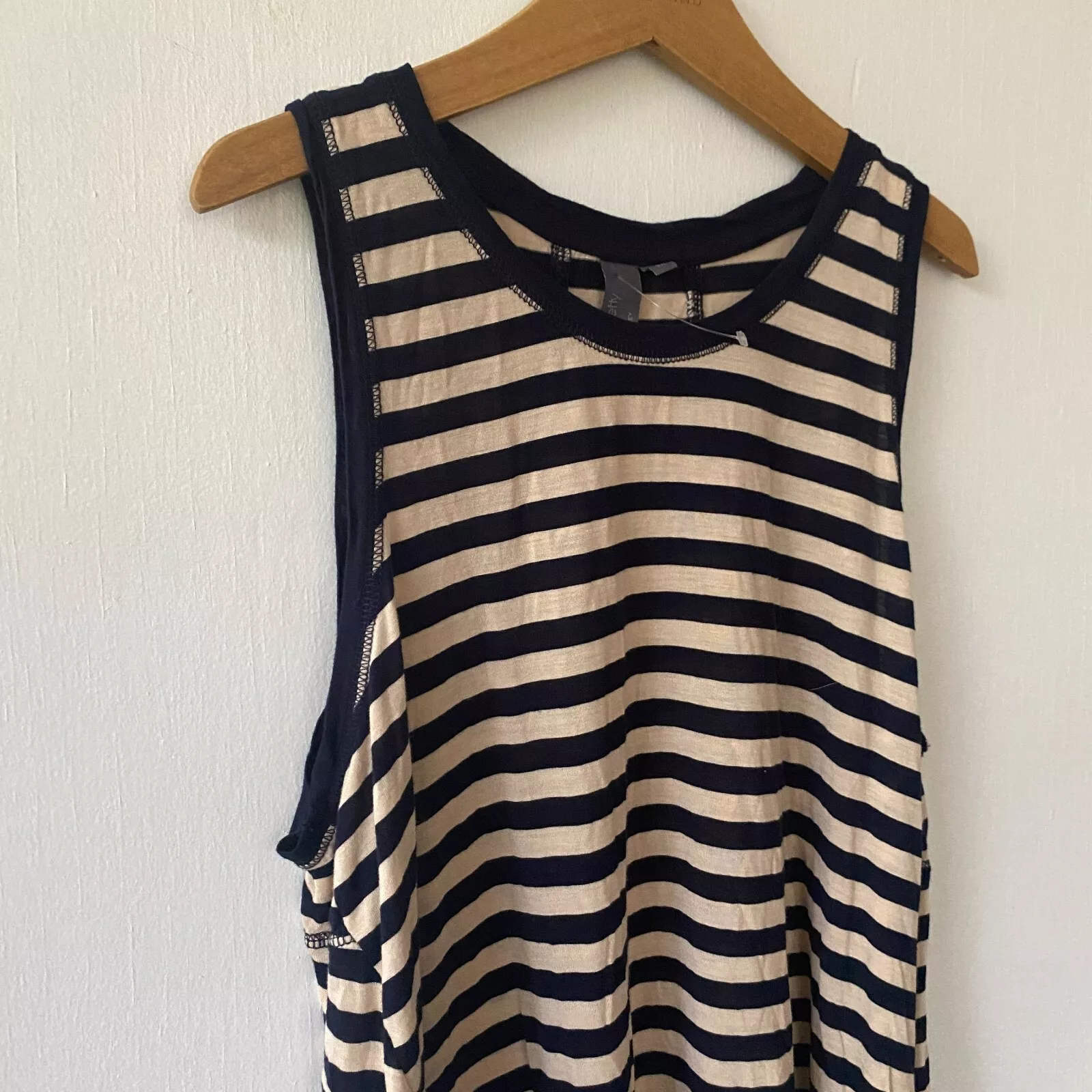 sweaty-betty striped activewear athletic lightweight tank-top