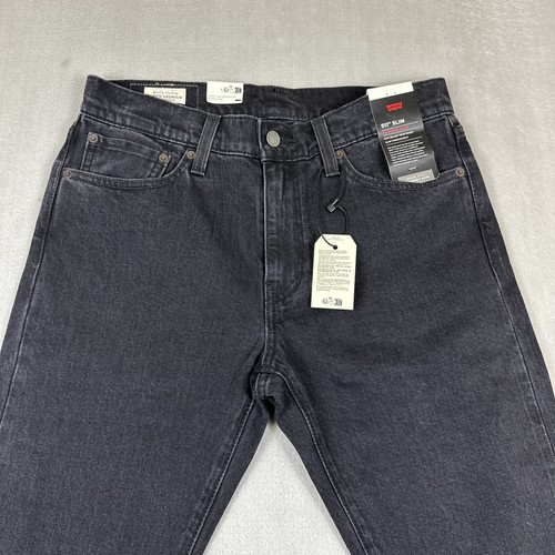 Levi's Premium Jeans 511 Men's Size 32x32 Slim Fit Selvedge Denim Black Stretch - Picture 3 of 12