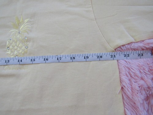 Camisa Top Hawaiana Para Mujer Algodón Talla Grande Piñas Amarillo Suave (Vacaciones) - Imagen 7 de 10