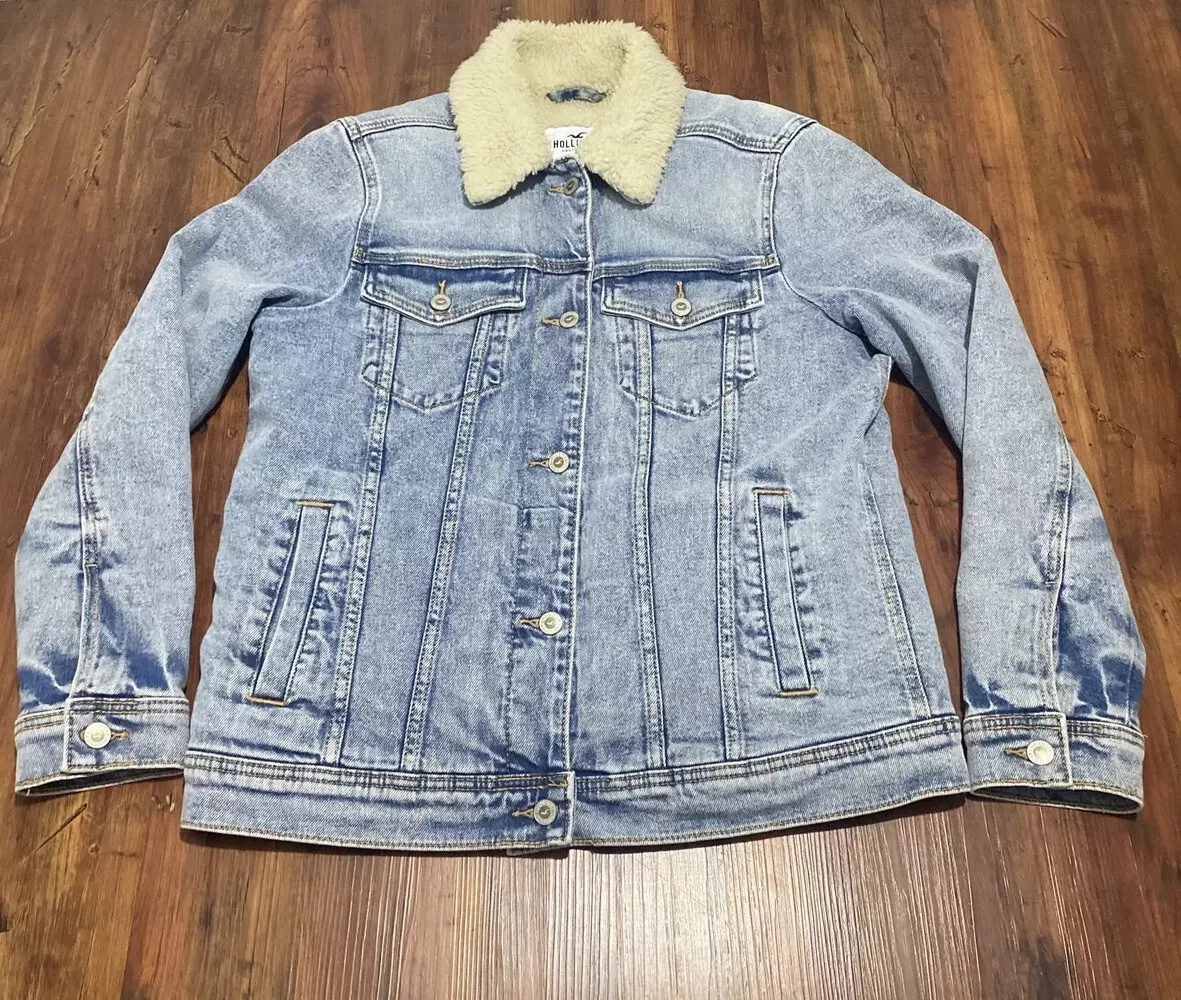 Hollister sherpa jacket best sale women's