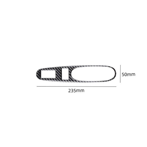Cubierta de botón de elevación de ventana de fibra de carbono para Chevrolet COBALT tipo B 2005-2010 - Imagen 2 de 12