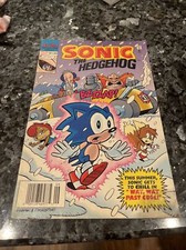 SONIC The HEDGEHOG Comic Book #26 ORIGINAL SERIES NEWSSTAND VARIANT LOW GRADE
