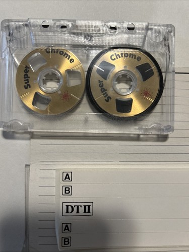 2 pieces pure chrome DTII 90 Chrome Bias 70us EQ Blank Audio Cassette Tape - Picture 8 of 10