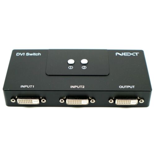 DVI 2 Port Handschalter Wahlschalter Box Monitor Single Mode 1920X1080 2:1 - Bild 2 von 7