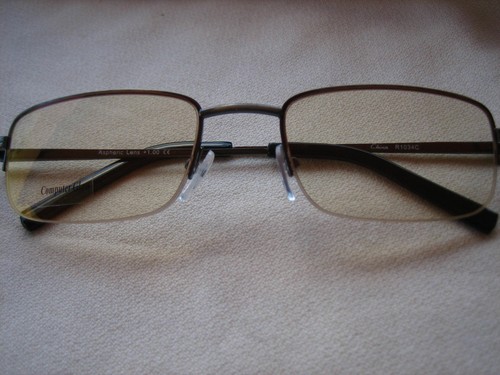 METAL HALF FRAME COMPUTER READING GLASSES W/ CASE Any Strenght 0.00-3.00 #1034C - Picture 30 of 30