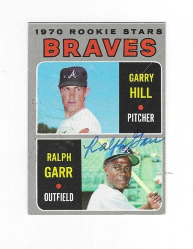 Autogramm signed RALPH GARR Atlanta Braves 1970 Topps Karte #172 mit COA